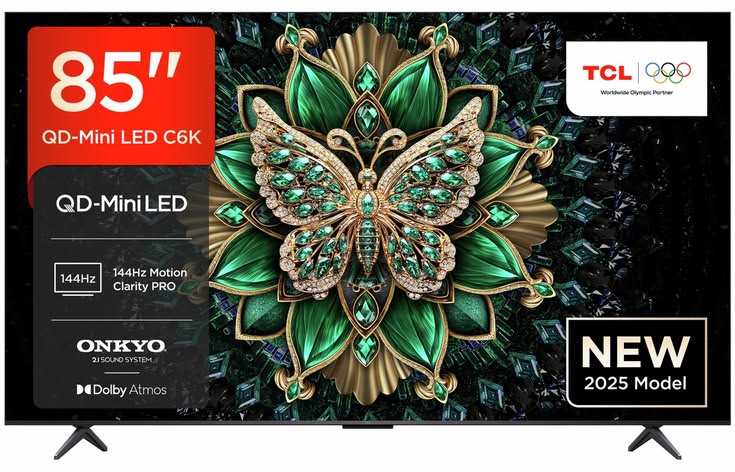 TCL 85” C6K QD Mini-LED Smart TV